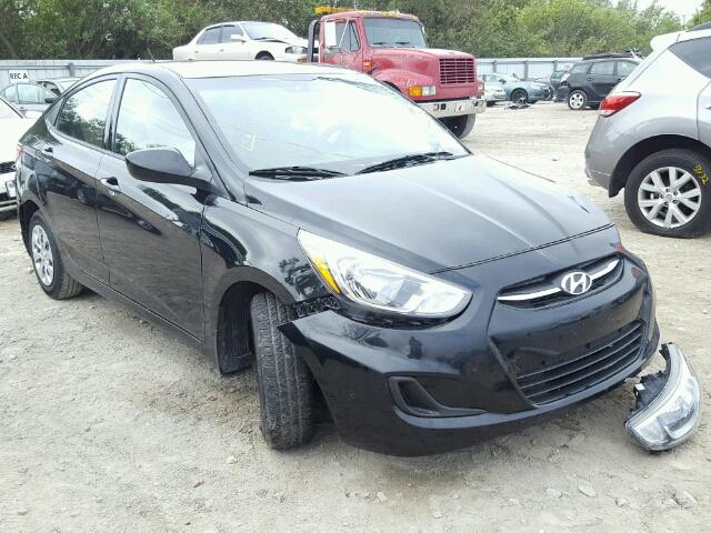 KMHCT4AE0FU823370 - 2015 HYUNDAI ACCENT GLS BLACK photo 1