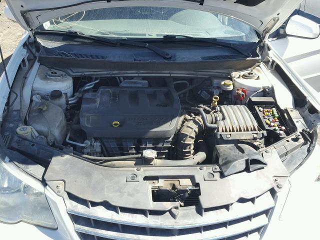 1C3LC46K17N542312 - 2007 CHRYSLER SEBRING WHITE photo 7