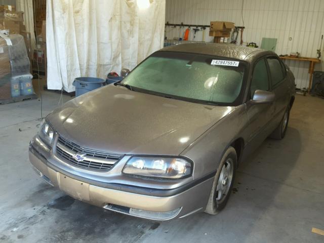 2G1WH55K629118100 - 2002 CHEVROLET IMPALA LS BROWN photo 2