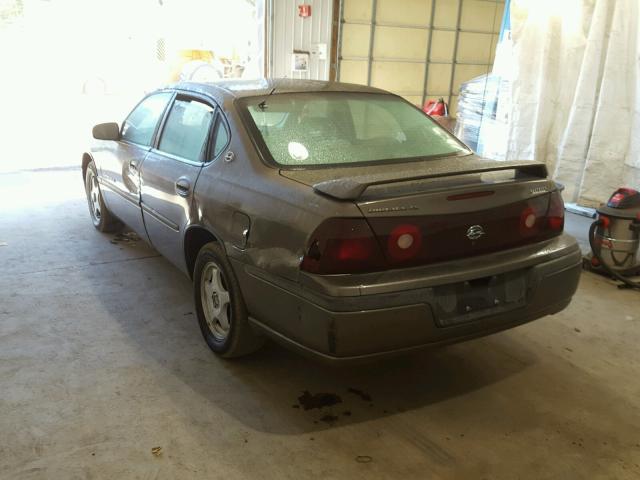 2G1WH55K629118100 - 2002 CHEVROLET IMPALA LS BROWN photo 3