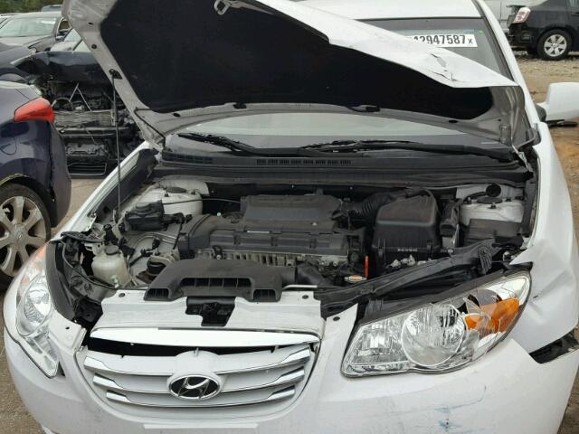 KMHDU4AD5AU069044 - 2010 HYUNDAI ELANTRA BL WHITE photo 7