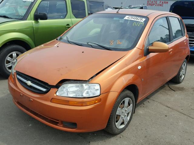 KL1TD66688B080879 - 2008 CHEVROLET AVEO BASE Narıncı foto 2
