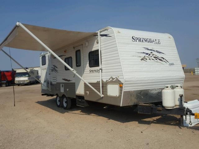 4YDT267288G104561 - 2008 KEYSTONE SPRINGDALE WHITE photo 1