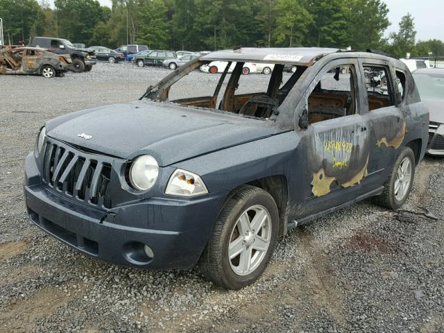 1J8FF47W08D693594 - 2008 JEEP COMPASS SP BLUE photo 2