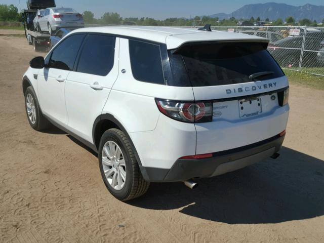 SALCP2BG6GH557045 - 2016 LAND ROVER DISCOVERY WHITE photo 3