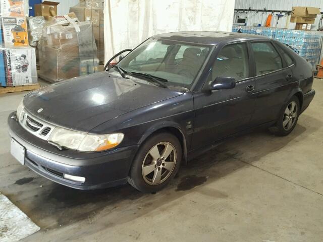 YS3DF58K027010047 - 2002 SAAB 9-3 SE BLACK photo 2