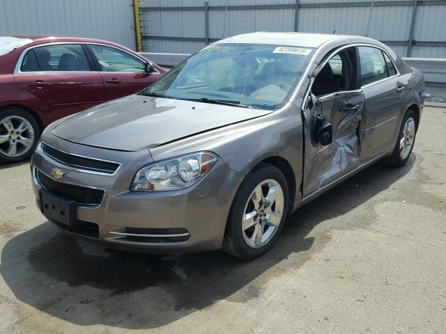 1G1ZC5EB2AF164363 - 2010 CHEVROLET MALIBU 1LT GOLD photo 2