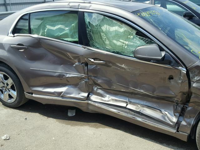 1G1ZC5EB2AF164363 - 2010 CHEVROLET MALIBU 1LT GOLD photo 9