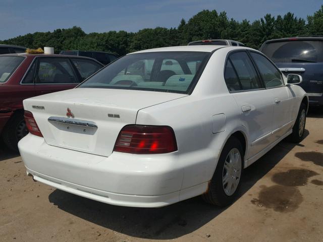 4A3AA46G71E126824 - 2001 MITSUBISHI GALANT ES WHITE photo 4