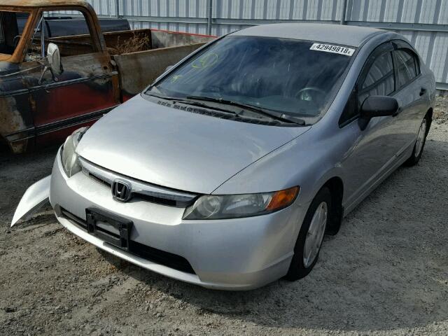 2HGFA16478H101925 - 2008 HONDA CIVIC DX-G SILVER photo 2