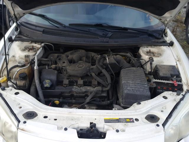 1C3EL55R44N405972 - 2004 CHRYSLER SEBRING LX WHITE photo 7