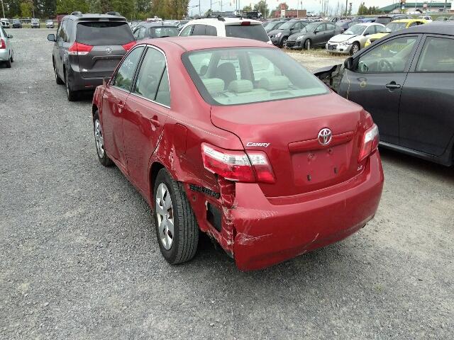 4T1BE46K57U131482 - 2007 TOYOTA CAMRY NEW RED photo 3