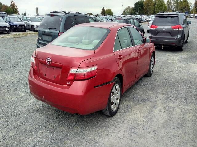 4T1BE46K57U131482 - 2007 TOYOTA CAMRY NEW RED photo 4