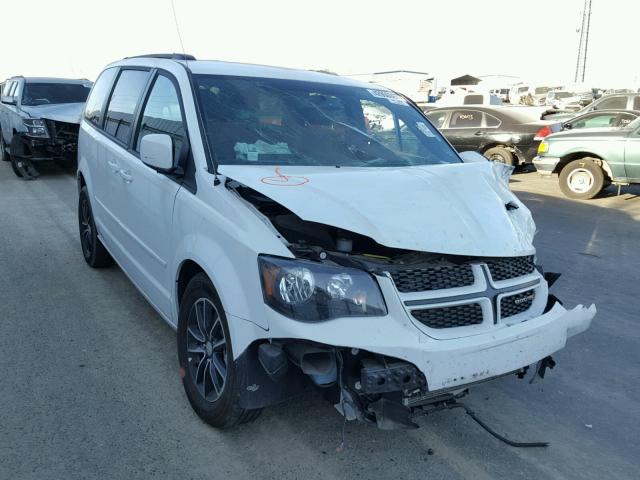 2C4RDGEG7HR673234 - 2017 DODGE GRAND CARA WHITE photo 1