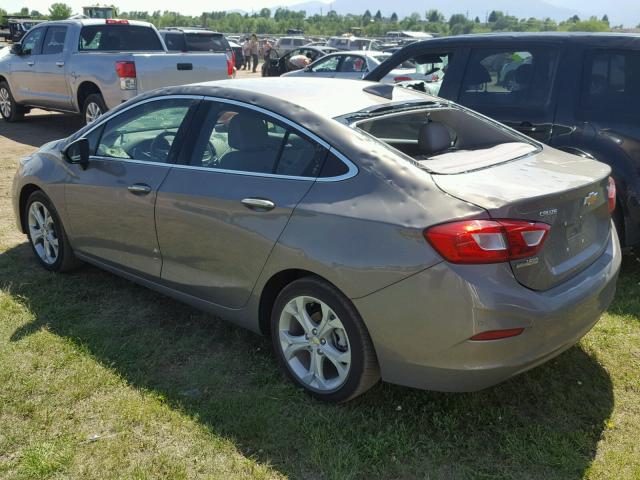 1G1BF5SM1J7175315 - 2018 CHEVROLET CRUZE PREM GRAY photo 3