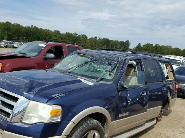 1FMFU17558LA86112 - 2008 FORD EXPEDITION BLUE photo 9