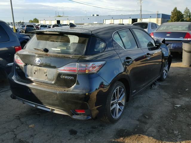 JTHKD5BH4F2248843 - 2015 LEXUS CT 200 BLACK photo 4