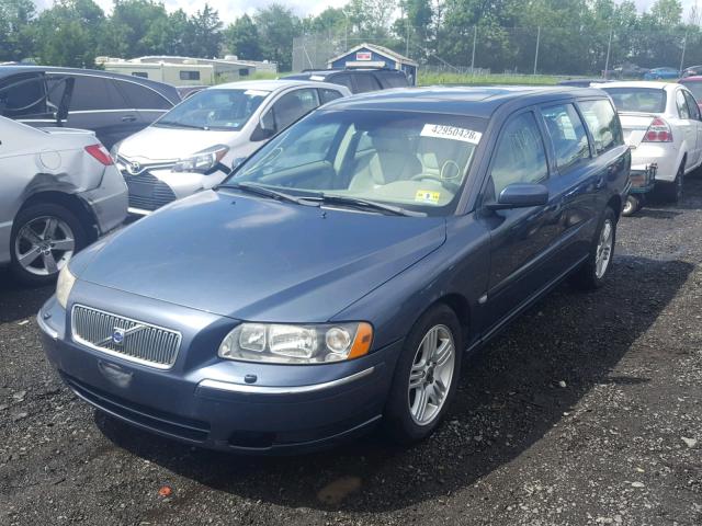 YV1SW592661538496 - 2006 VOLVO V70 2.5T BLUE photo 2