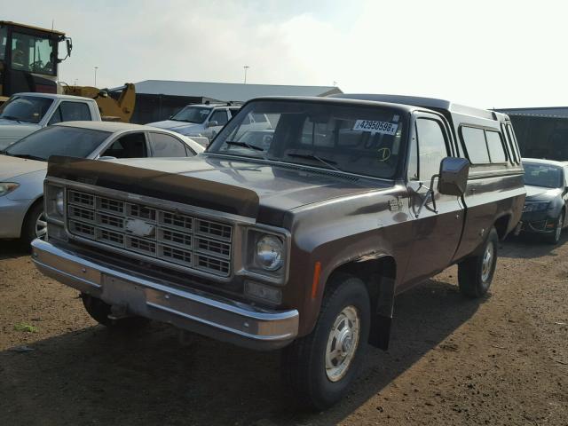 CKL248F330864 - 1978 CHEVROLET C20 BROWN photo 2