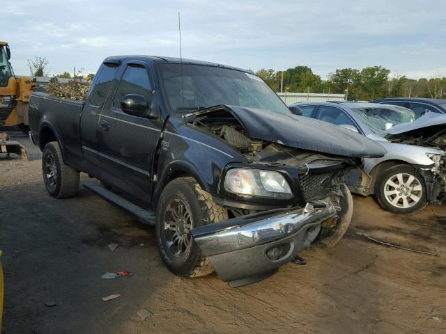 2FTRX18LX3CA95252 - 2003 FORD F150 BLACK photo 1