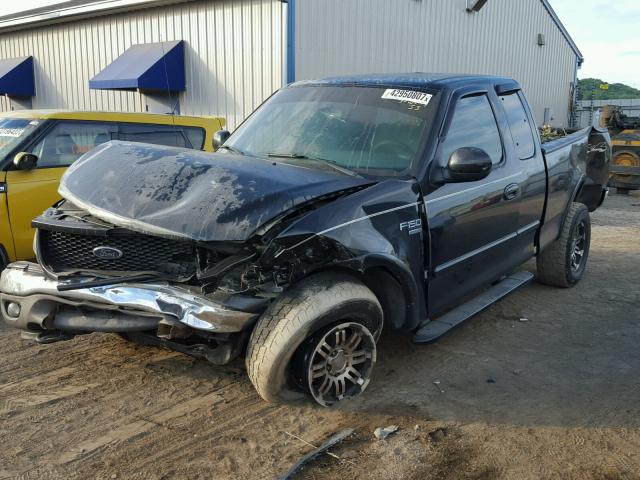 2FTRX18LX3CA95252 - 2003 FORD F150 BLACK photo 2