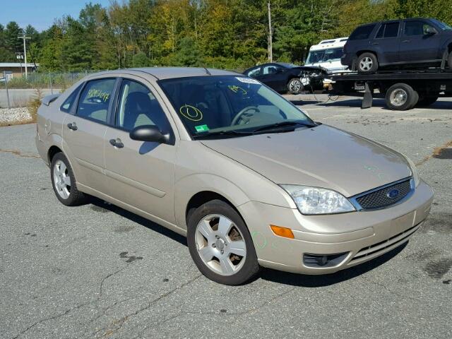 1FAHP34N87W273660 - 2007 FORD FOCUS ZX4 BEIGE photo 1