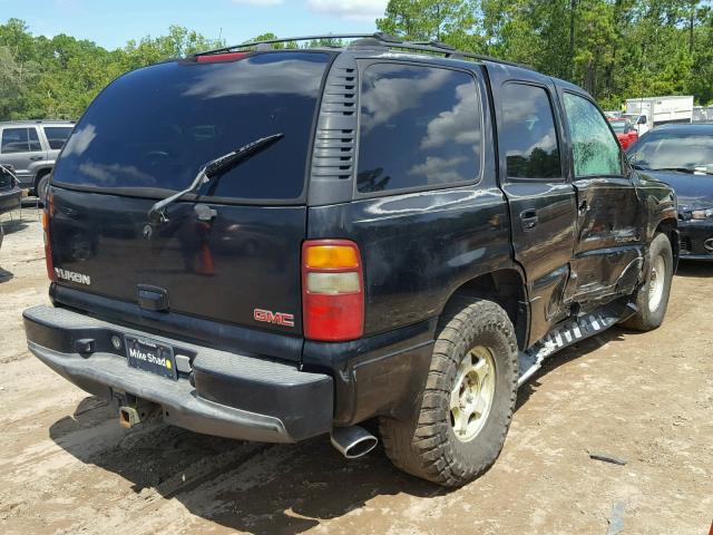 1GKEK63U31J208259 - 2001 GMC DENALI BLACK photo 4