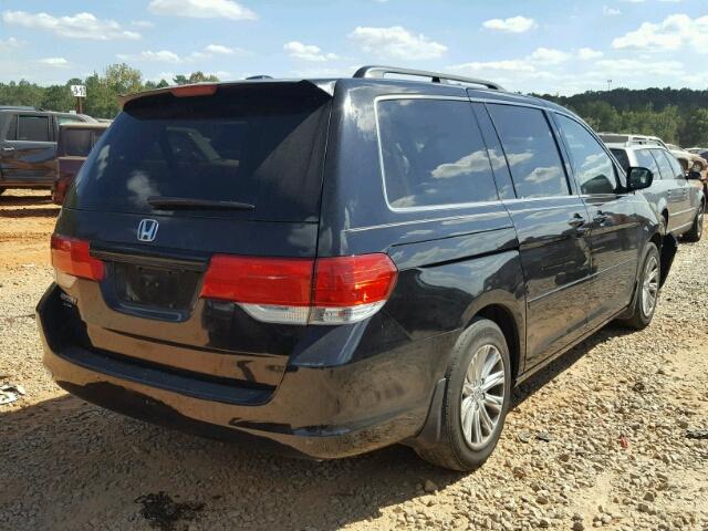 5FNRL38658B048423 - 2008 HONDA ODYSSEY EX BLACK photo 4