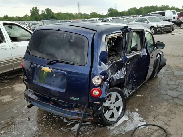 3GNBAADB1AS545343 - 2010 CHEVROLET HHR LS BLUE photo 4