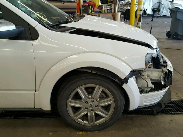 1FMDK06W98GA11598 - 2008 FORD TAURUS X L WHITE photo 9