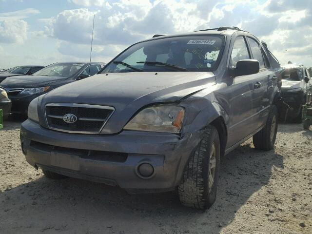 KNDJD733865578558 - 2006 KIA SORENTO EX GRAY photo 2