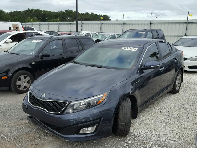 KNAGM4A74F5559873 - 2015 KIA OPTIMA LX CHARCOAL photo 2