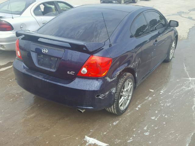JTKDE177370201339 - 2007 TOYOTA SCION TC 蓝色 照片 4