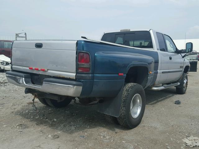 1B7MF33671J524291 - 2001 DODGE RAM 3500 TWO TONE photo 4