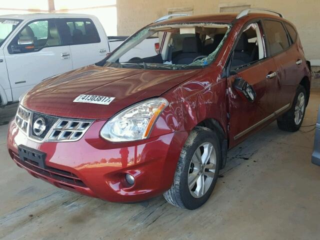 JN8AS5MT5DW005136 - 2013 NISSAN ROGUE S MAROON photo 2