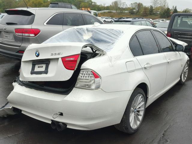 WBAPL5C59BA921234 - 2011 BMW 335 XI WHITE photo 4