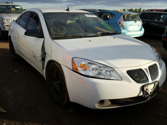 1G2ZG57B394188997 - 2009 PONTIAC G6 WHITE photo 1