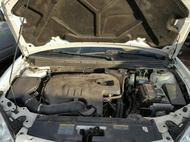 1G2ZG57B394188997 - 2009 PONTIAC G6 WHITE photo 7