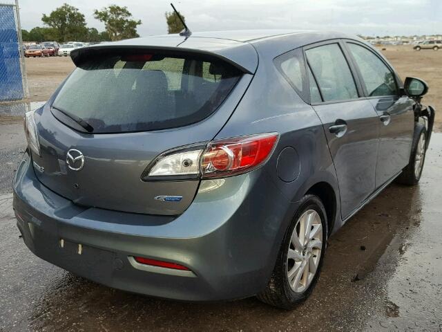 JM1BL1L7XD1710635 - 2013 MAZDA 3 BLUE photo 4