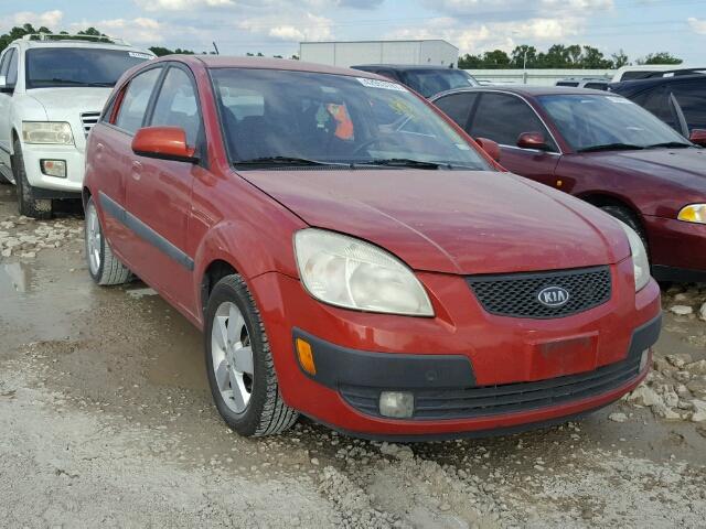 KNADE163076232239 - 2007 KIA RIO 5 SX RED photo 1