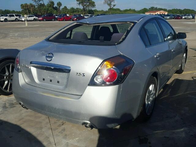 1N4AL2AP2CC211020 - 2012 NISSAN ALTIMA BAS SILVER photo 4