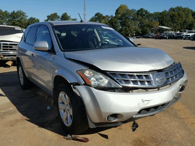 JN8AZ08T87W524341 - 2007 NISSAN MURANO SL SILVER photo 1