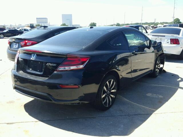 2HGFG3B0XEH509666 - 2014 HONDA CIVIC EXL 黑色 照片 4