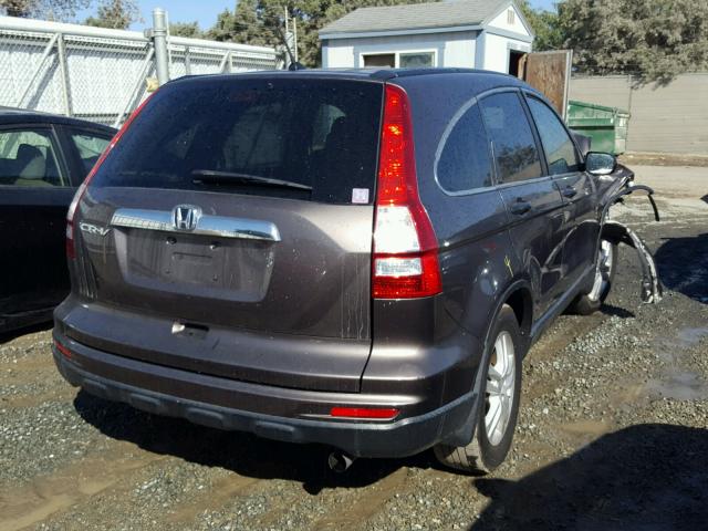 3CZRE3H54BG701790 - 2011 HONDA CR-V EX BROWN photo 4