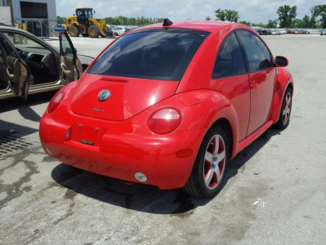 3VWED21CX1M474578 - 2001 VOLKSWAGEN NEW BEETLE წითელი ფოტო 4