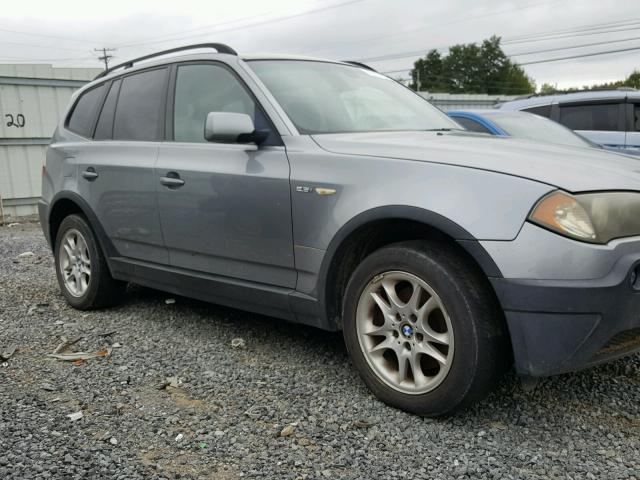 WBXPA73444WC39627 - 2004 BMW X3 2.5I SILVER photo 9