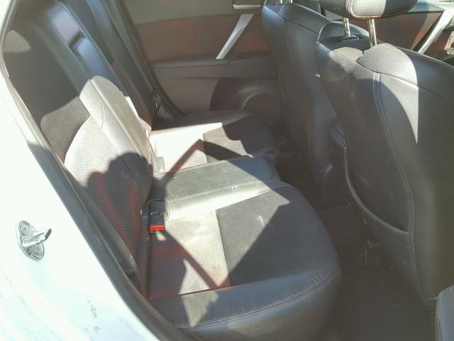 JM1BL1L36D1711472 - 2013 MAZDA SPEED 3 WHITE photo 6