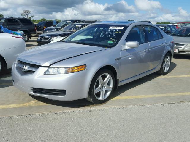 19UUA66284A804249 - 2004 ACURA TL SILVER photo 2