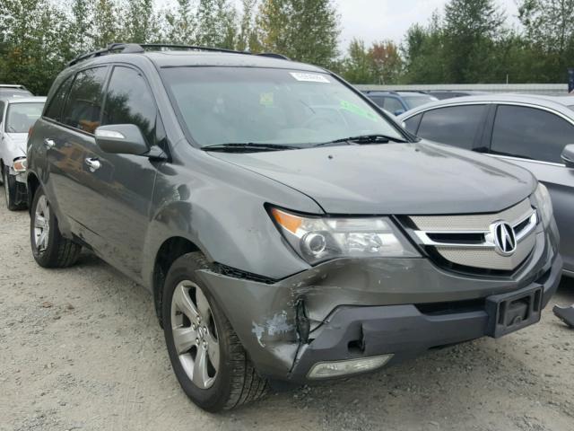 2HNYD28507H529855 - 2007 ACURA MDX SPORT CHARCOAL photo 1