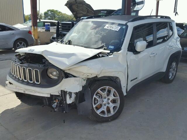 ZACCJABT9FPB91511 - 2015 JEEP RENEGADE L WHITE photo 2